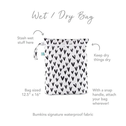 Bumkins Wet Bag - Hearts