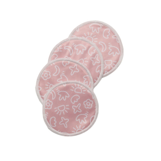 Nestling Breast Pads - Pink Pop Art