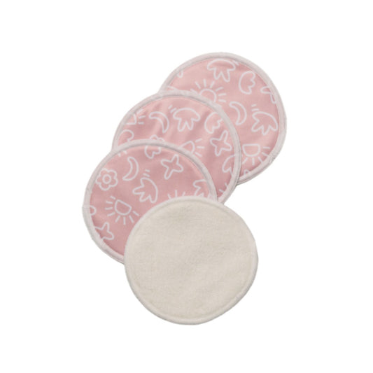 Nestling Breast Pads - Pink Pop Art