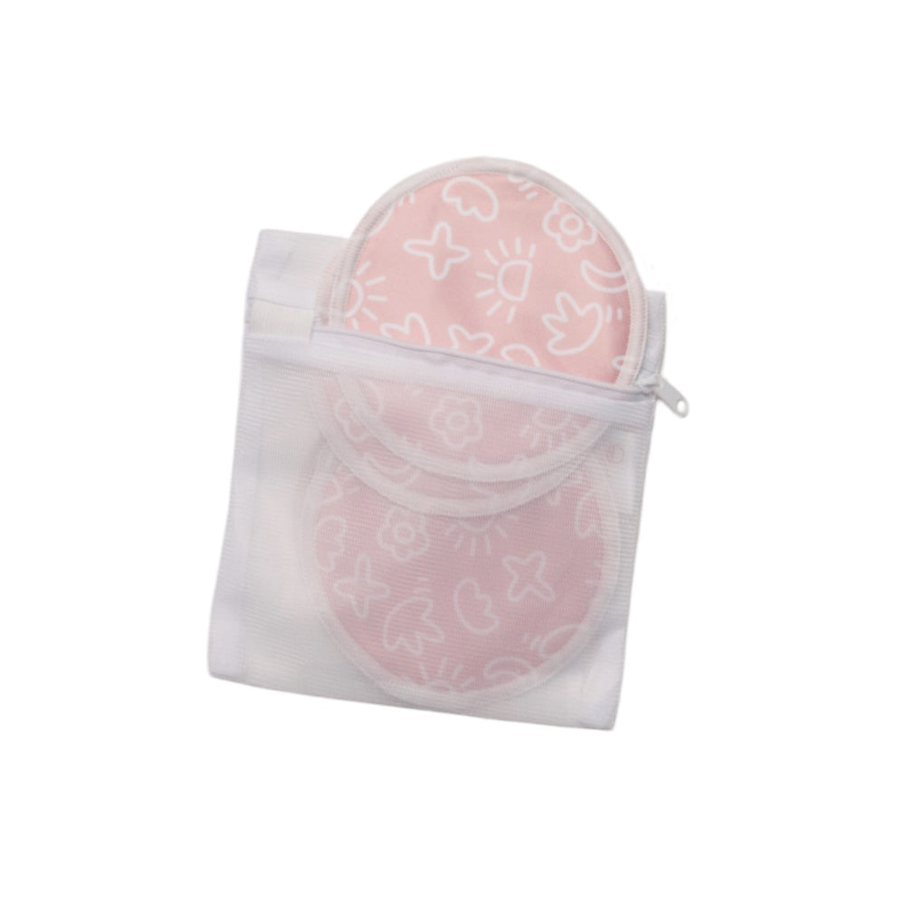 Nestling Breast Pads - Pink Pop Art