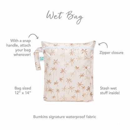 Bumkins Wet Bag - Palm Daze