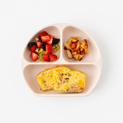 Bumkins Silicone Grip Dish - Sand