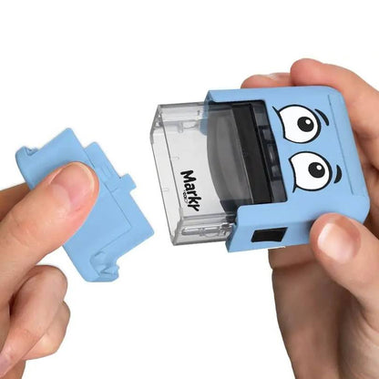 Marky - DIY Naming Textile Stamp ,Washable Labels -  Blue