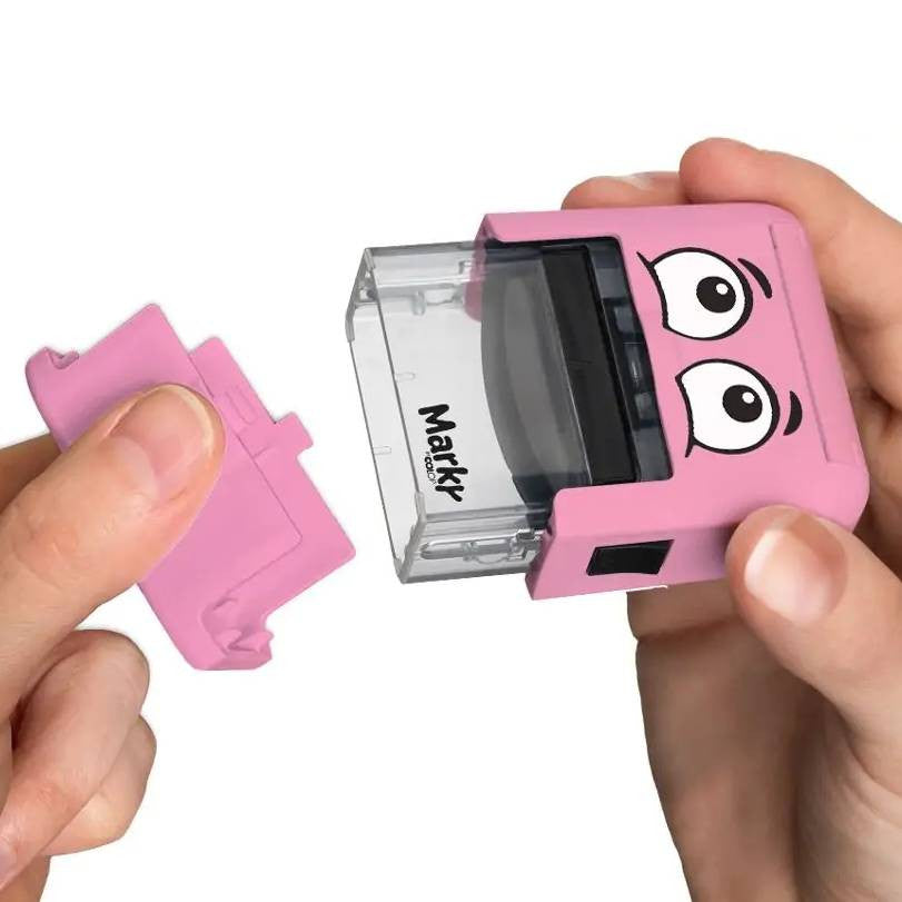 Marky - DIY Naming Textile Stamp ,Washable Labels - Pink