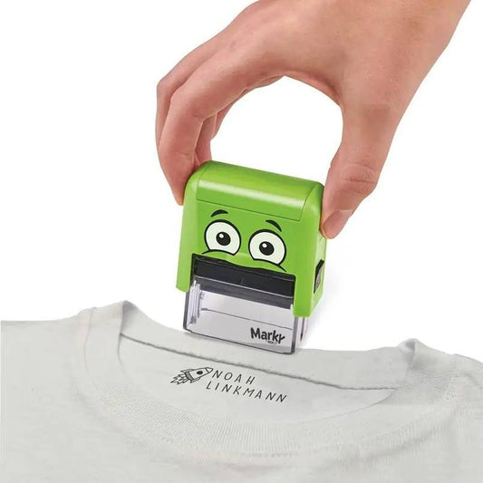 Marky - DIY Naming Textile Stamp ,Washable Labels - Green