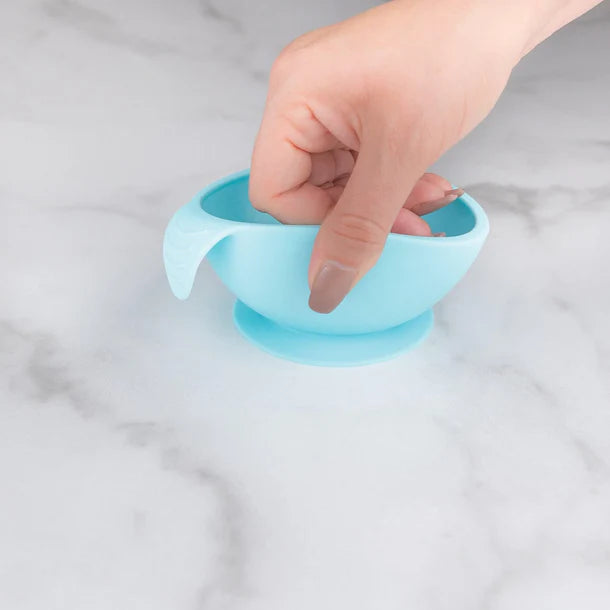 Bumkins Silicone First Feeding Set - Blue