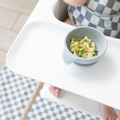 Bumkins Silicone First Feeding Set -  Gray