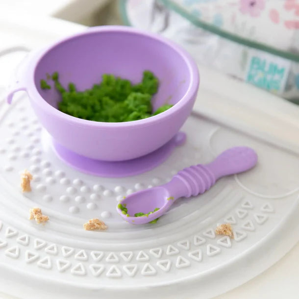 Bumkins Silicone First Feeding Set - Lavender