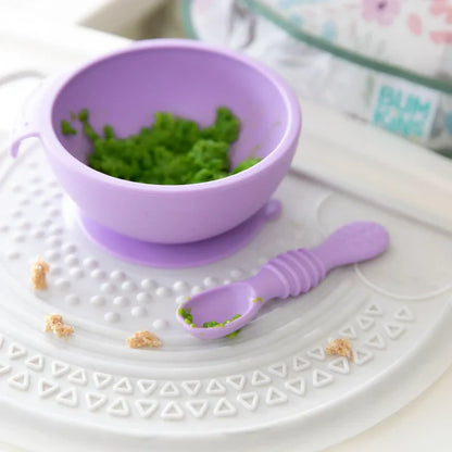 Bumkins Silicone First Feeding Set - Lavender