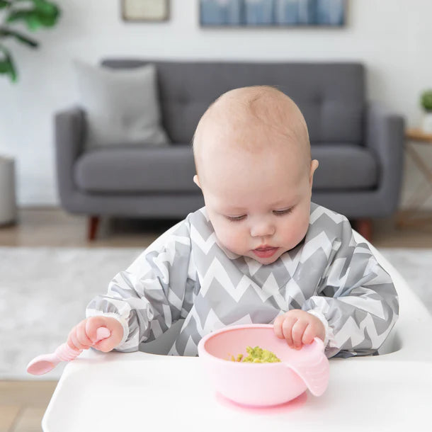 Bumkins Silicone First Feeding Set - Pink