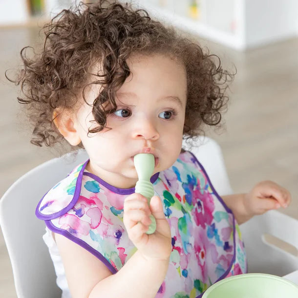 Bumkins Silicone First Feeding Set - Sage