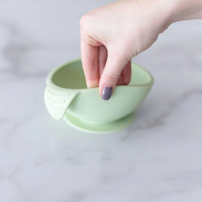 Bumkins Silicone First Feeding Set - Sage