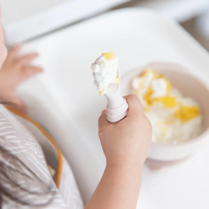Bumkins Silicone First Feeding Set - Sand