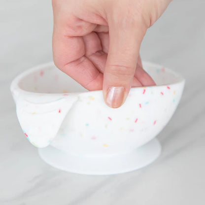 Bumkins Silicone First Feeding Set - Vanilla Sprinkle