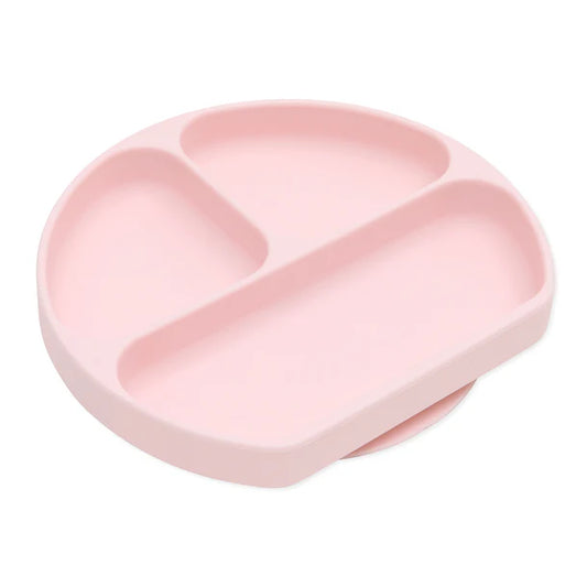 Bumkins Silicone Grip Dish - Pink