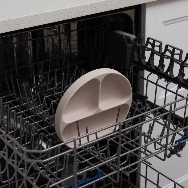 Bumkins Silicone Grip Dish - Sand