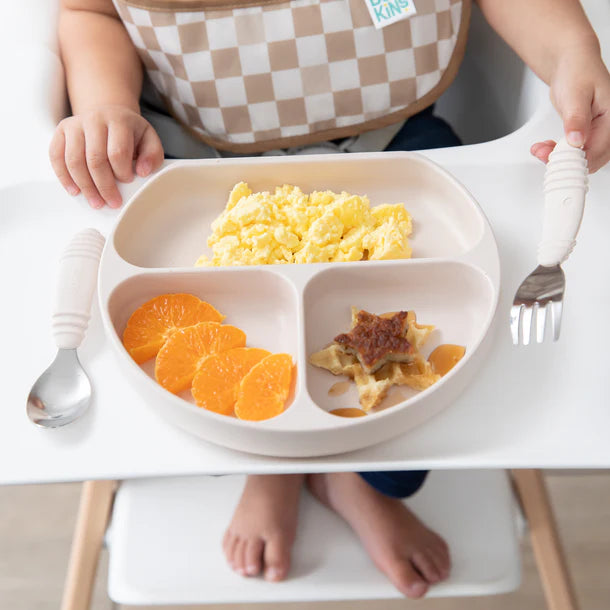 Bumkins Silicone Grip Dish - Sand
