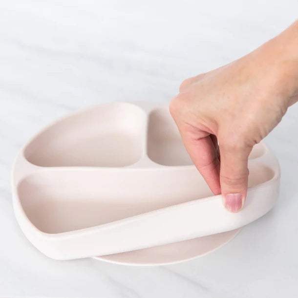Bumkins Silicone Grip Dish - Sand