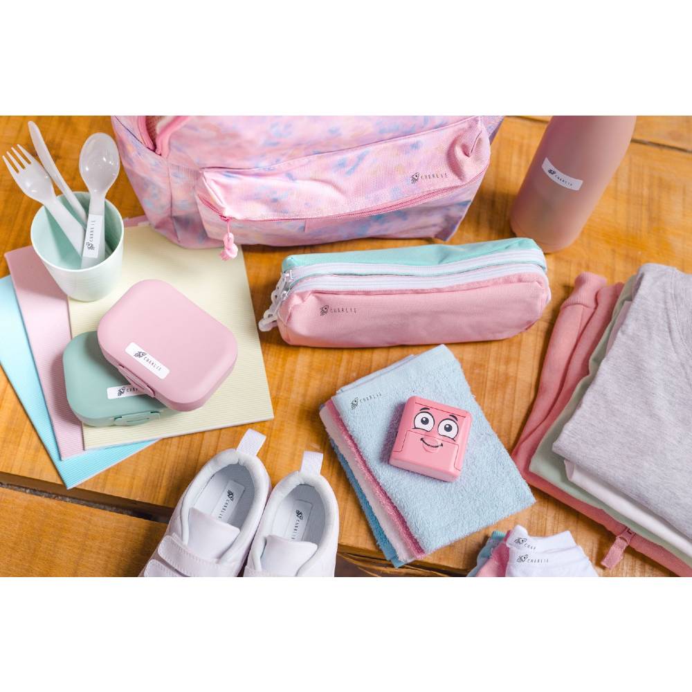 Marky - DIY Naming Textile Stamp ,Washable Labels - Pink