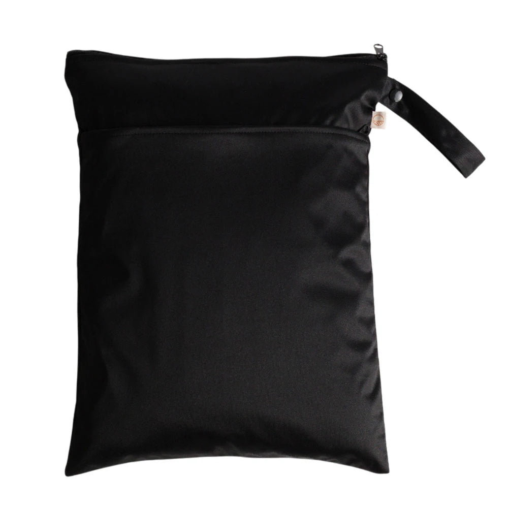 Nestling Double Pocket Wet Bag - Black
