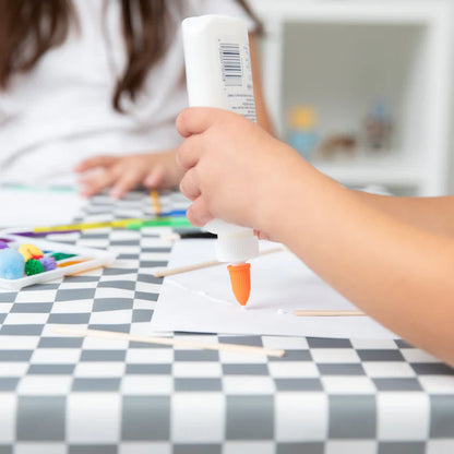 Bumkins Splat Mat- Charcoal Check