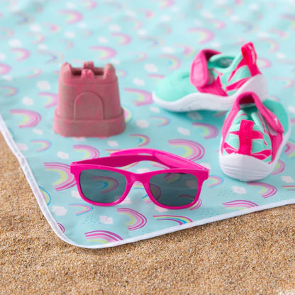 Bumkins Waterproof Splat Mat - Rainbows