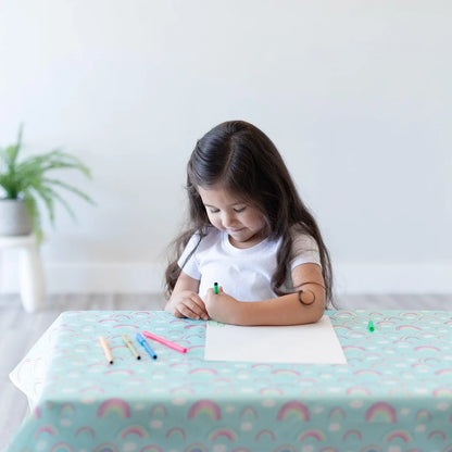 Bumkins Waterproof Splat Mat - Rainbows
