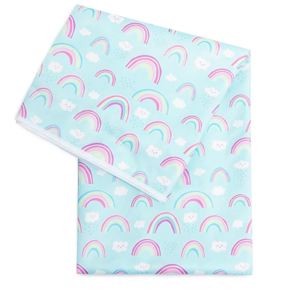 Bumkins Waterproof Splat Mat - Rainbows