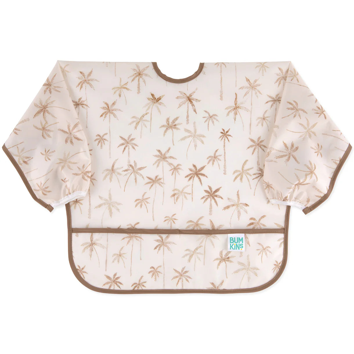 Bumkins Waterproof Sleeved Bib - Palm Daze