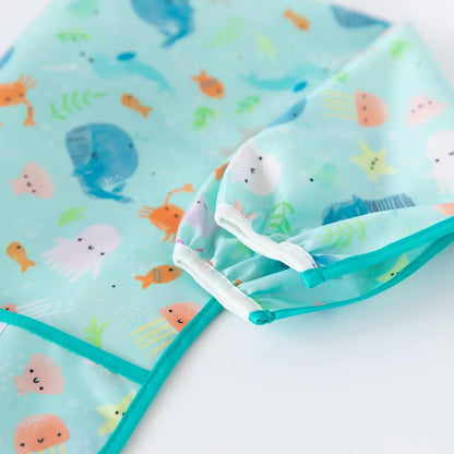 Bumkins Waterproof Sleeved Bib - Ocean Life