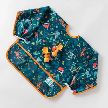Bumkins Waterproof Sleeved Bib - Jungle