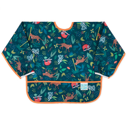 Bumkins Waterproof Sleeved Bib - Jungle