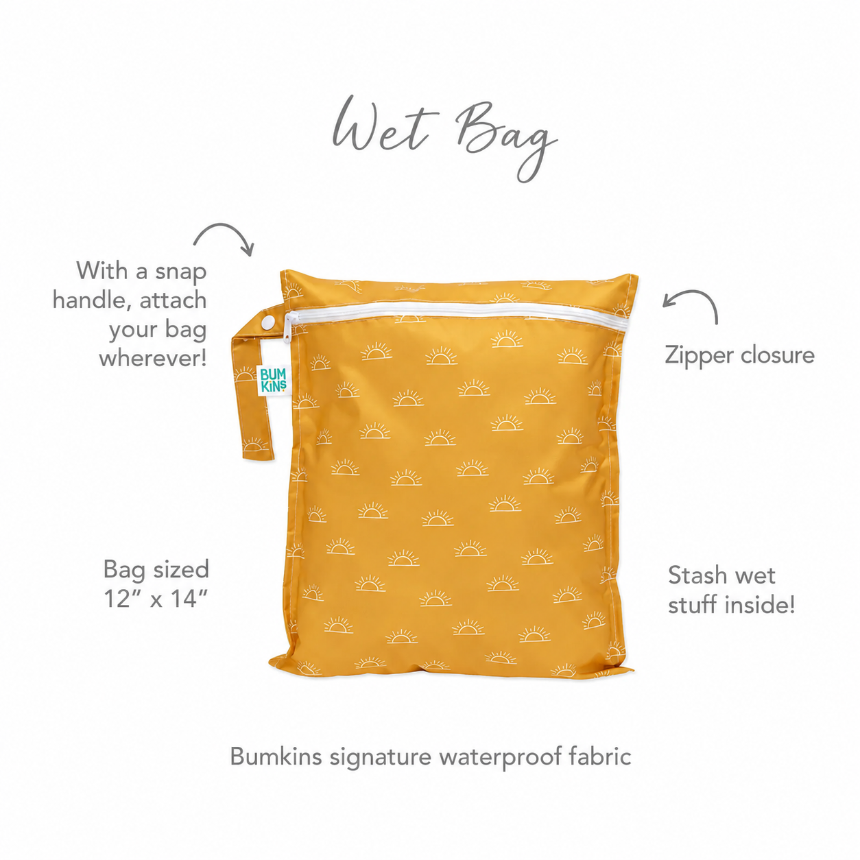 Bumkins Wet Bag - Sunshine